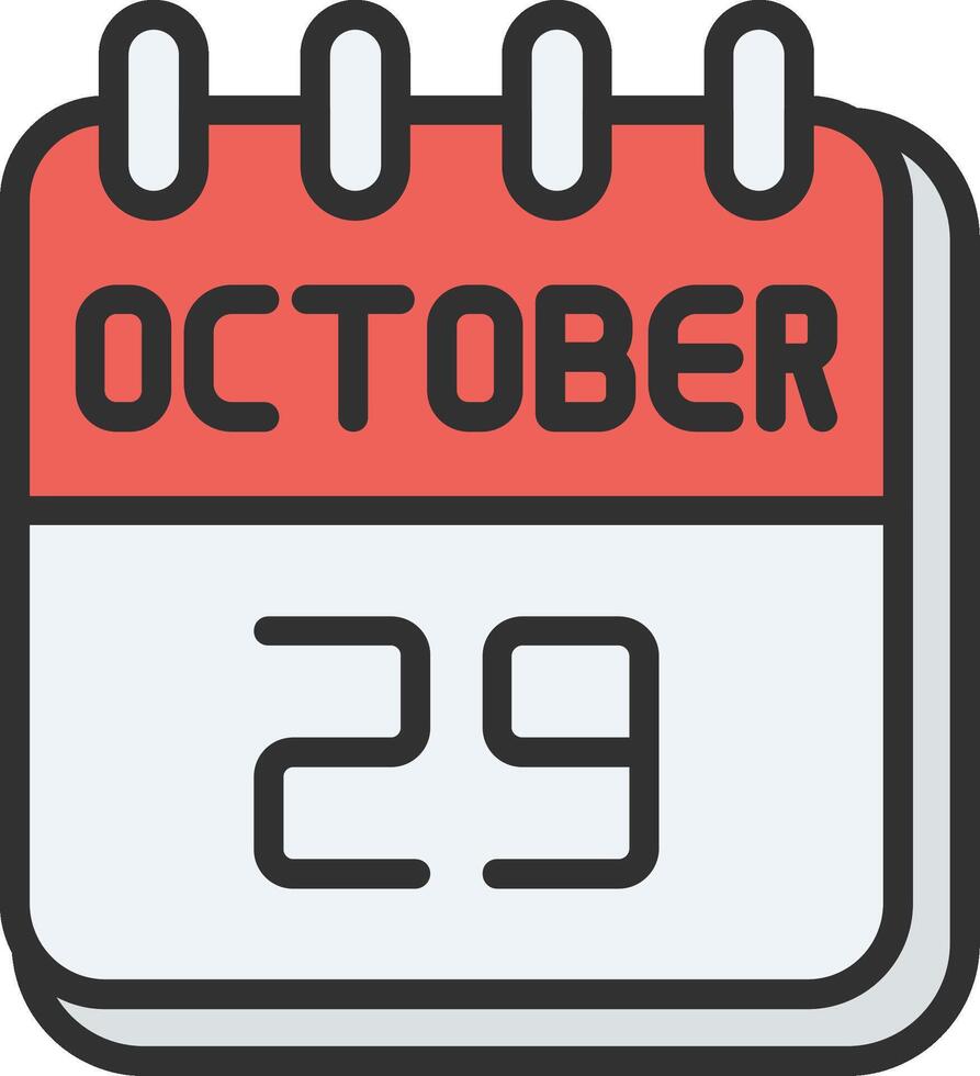 29 October Iconic Line Form vector