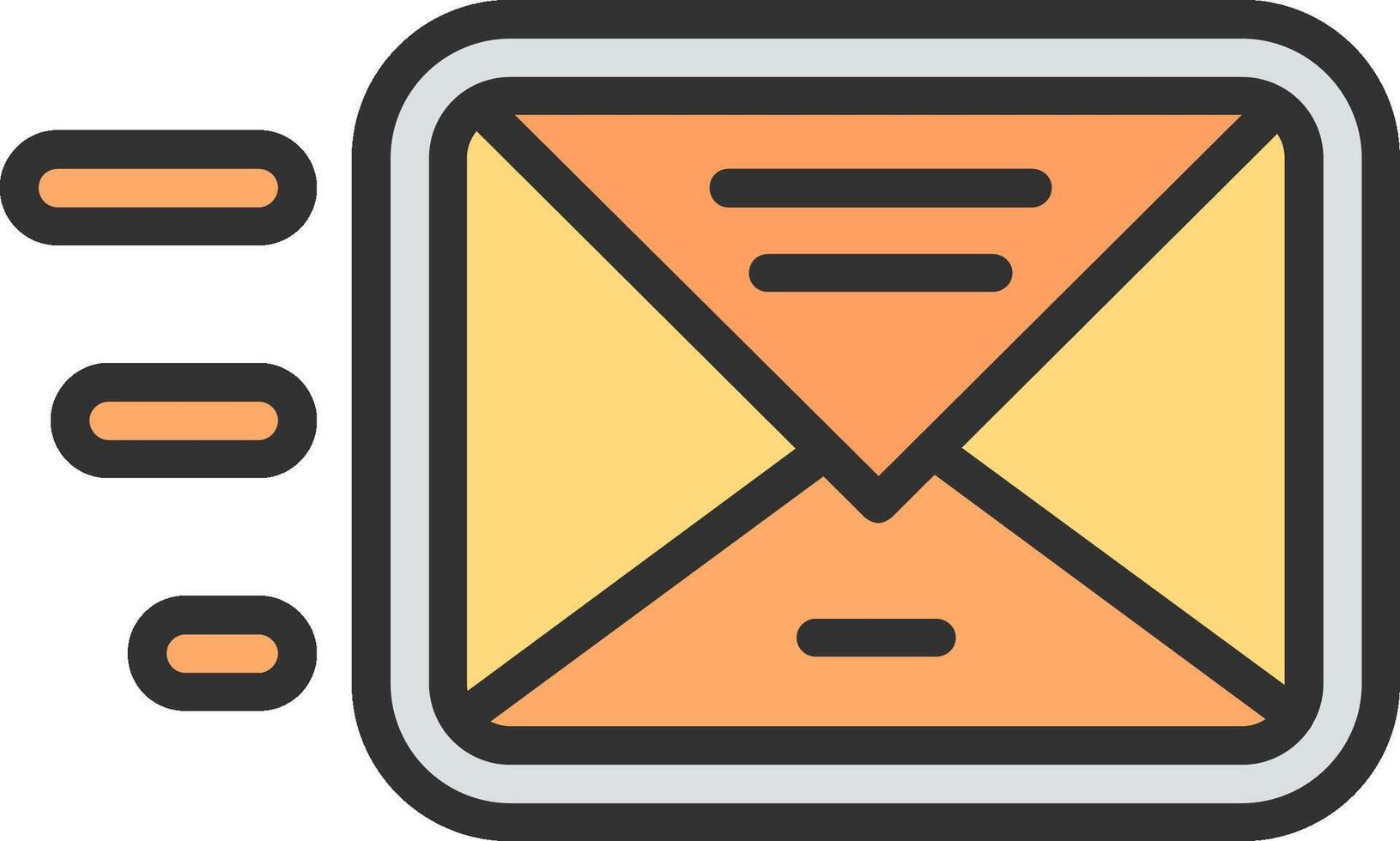 Mail Modern Shape Graphic vector