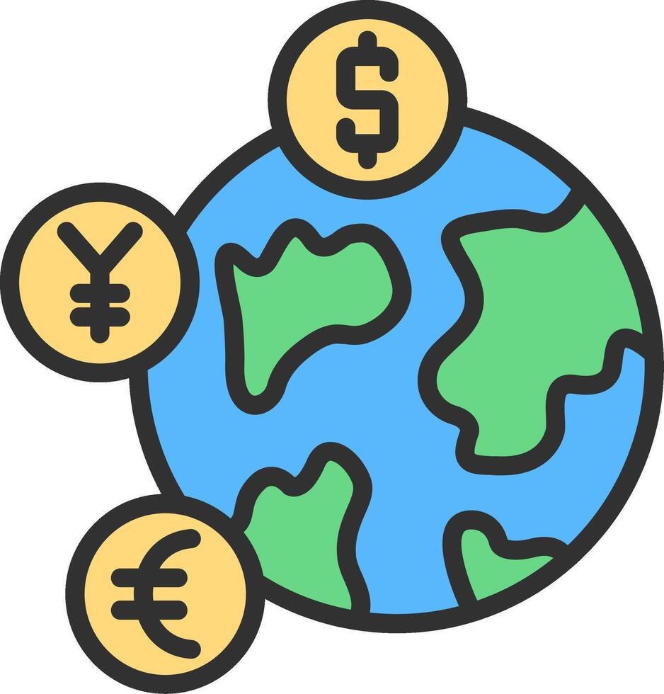 Currency Creative Sketch Element vector