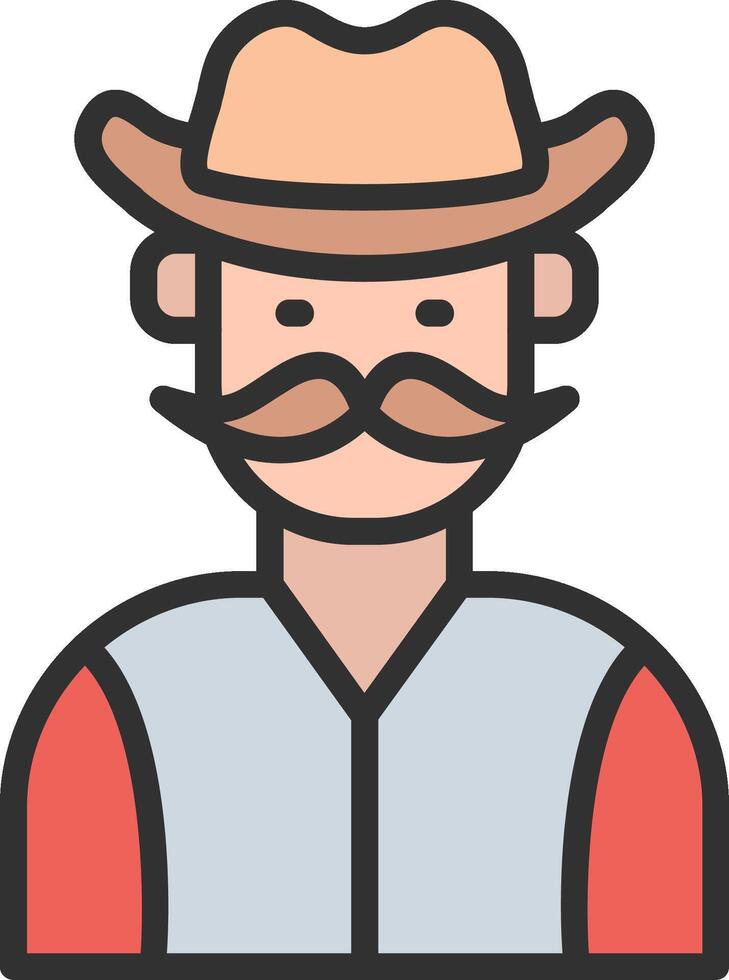 Cowboy Sharp Edge Visual vector