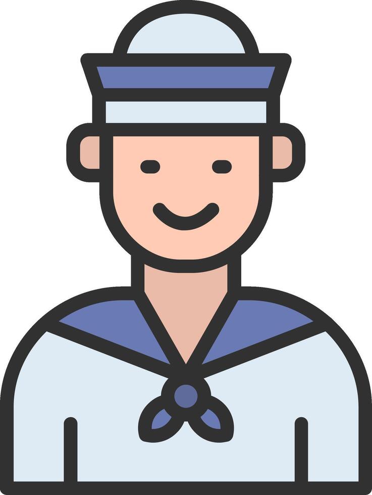 Sailor Muted Tone Element vector
