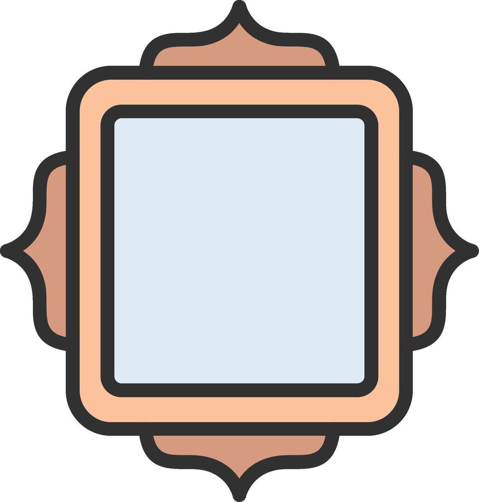 Frame Sleek Visual Mark vector