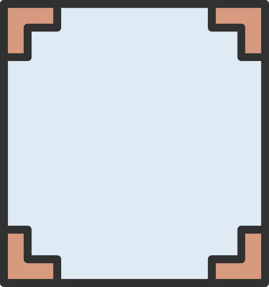 Frame Sharp Edge Visual vector