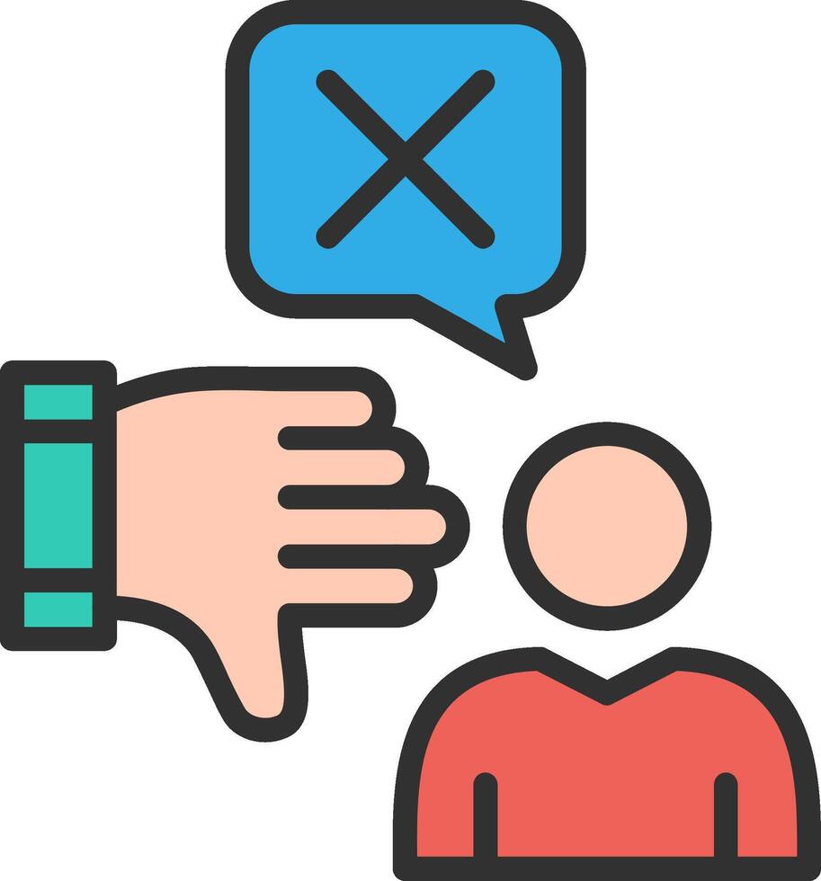 Review Flat Design Piece vector
