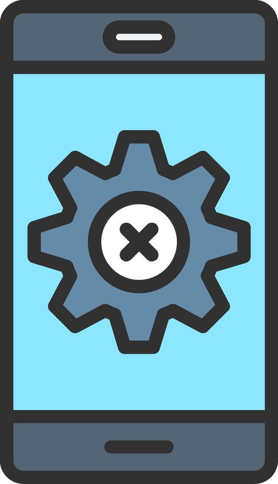 Cease Of Activity Detailed UI Piece vector