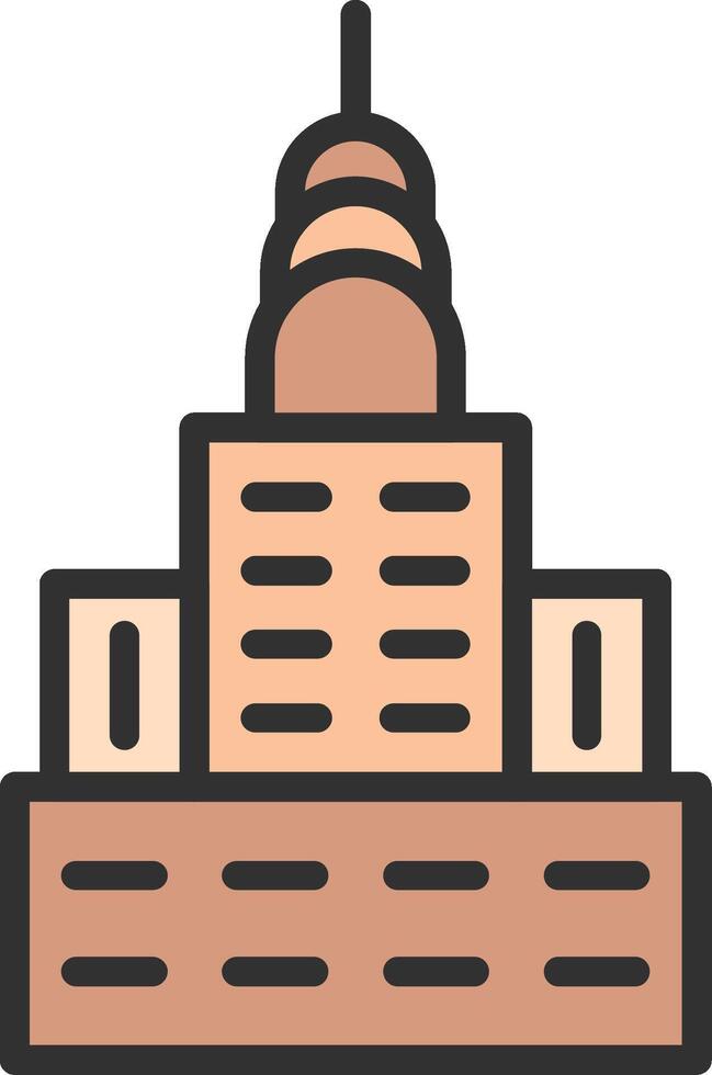 Chrysler Building Business App Graphic vector