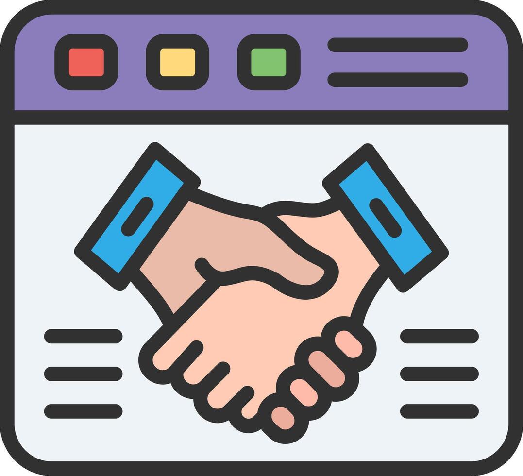 Web Stylish UX Piece vector