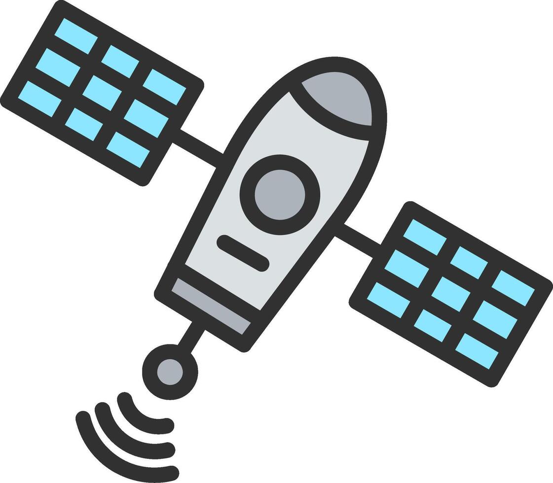 Space Station Compact Web Symbol vector