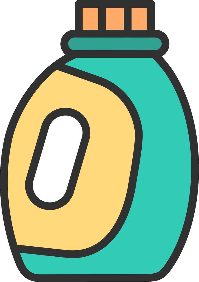 Detergent Elegant Shape Symbol vector