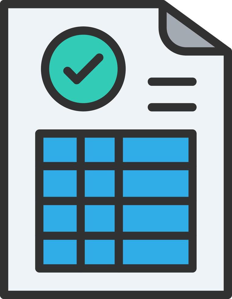 Frequency table Pastel Tone Form vector