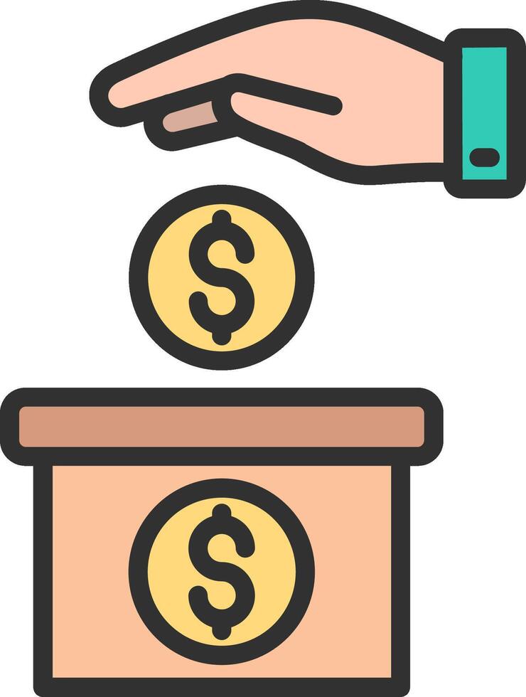 Deposit Clean Sketch Form vector