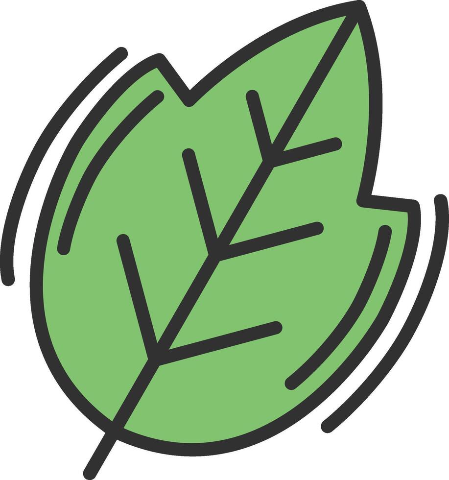 Leaf Creative Sketch Element vector