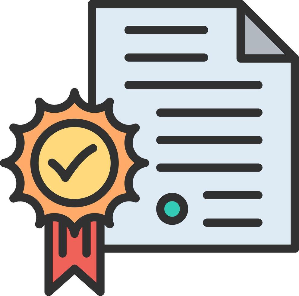 Certificate Web-Based Design Element vector