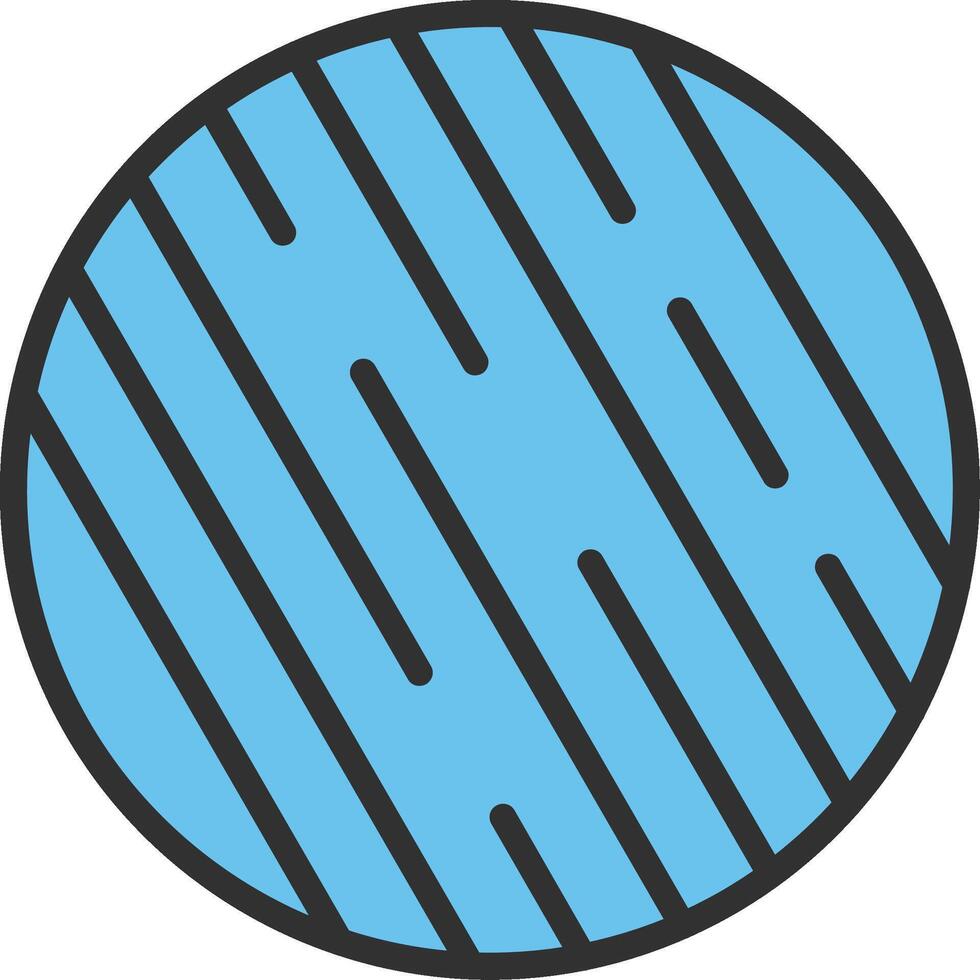 Uranus Monotone Sketch Design vector