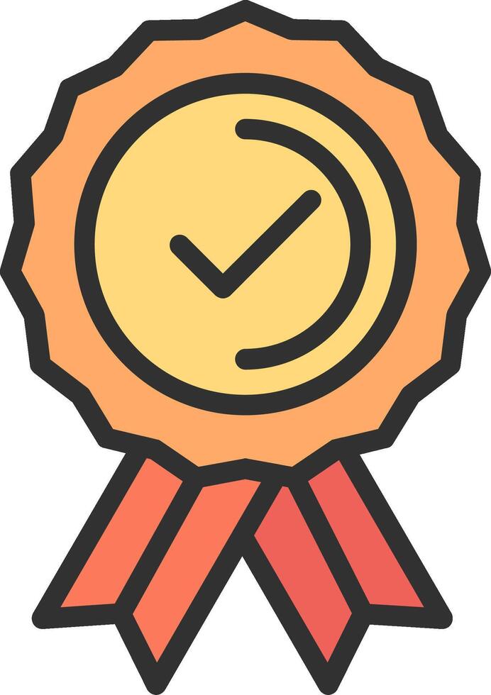 Credibility Simplified Line Mark vector