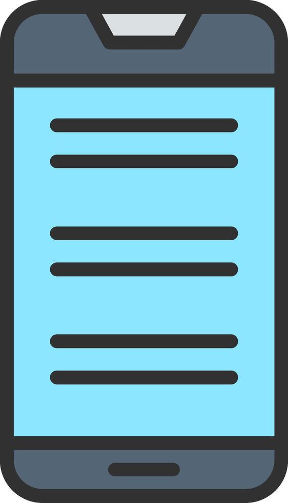 Mobile phone Sleek Visual Mark vector