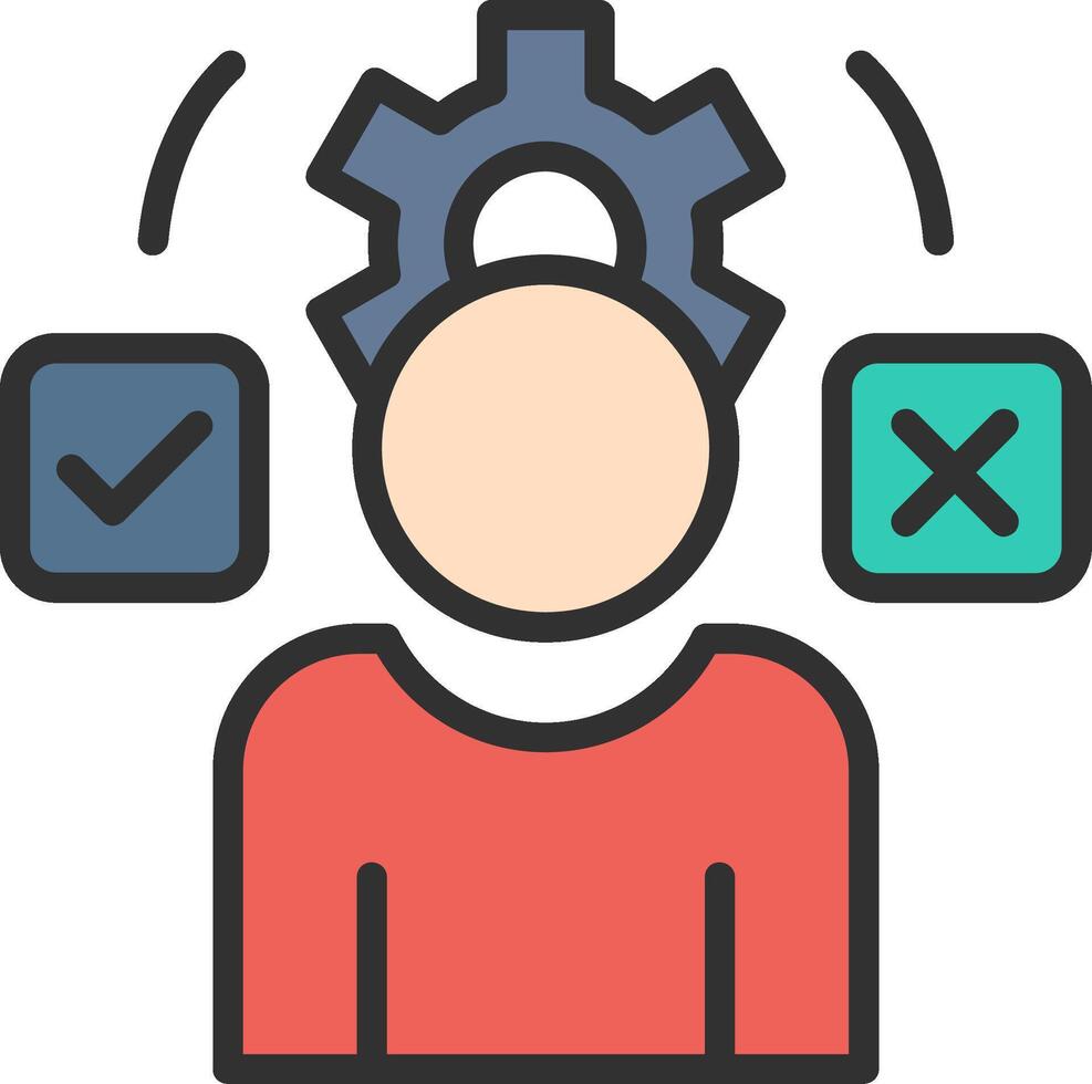 Management Elegant Shape Symbol vector