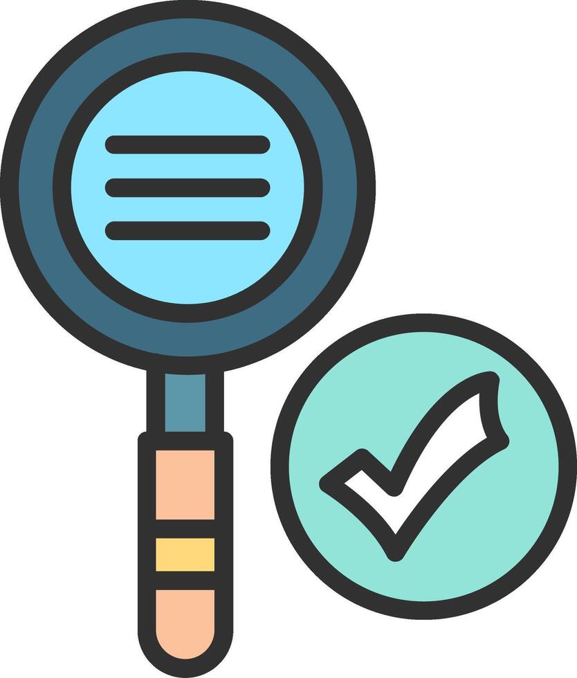 Search Color Block Badge vector