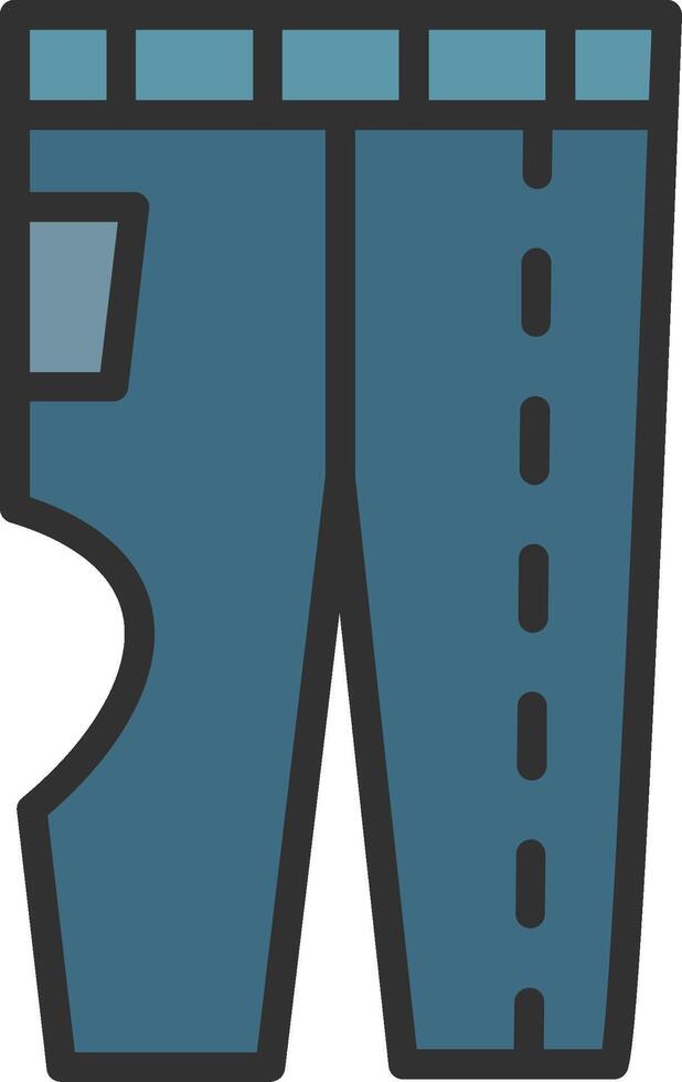 Trouser Web Style Graphic vector