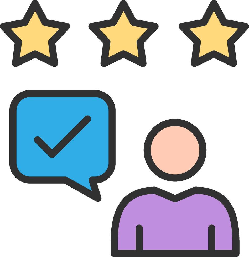 Good Feedback Gradient Themed Symbol vector