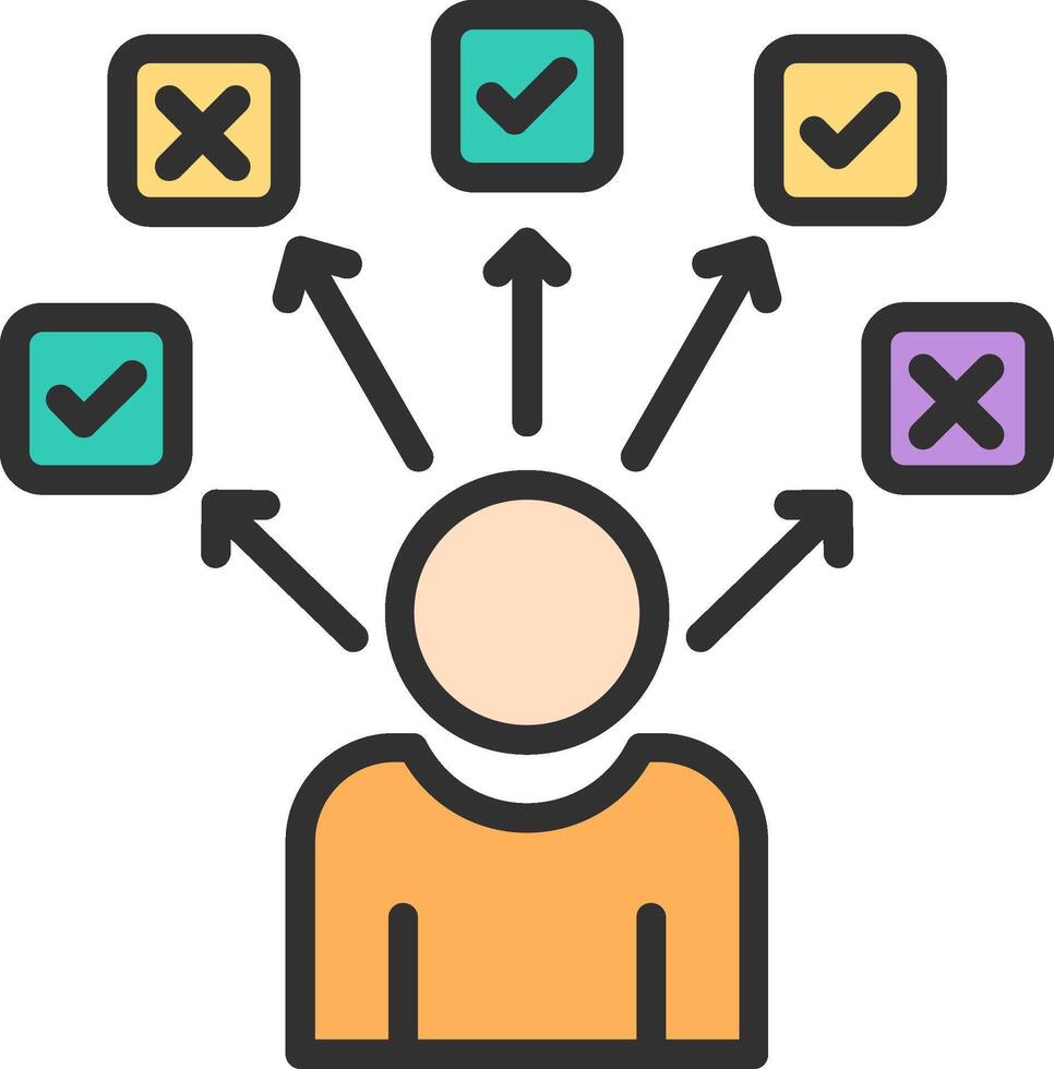 Choices Stylish UX Piece vector