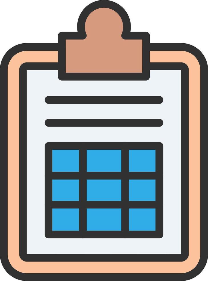 Board Sleek Visual Mark vector