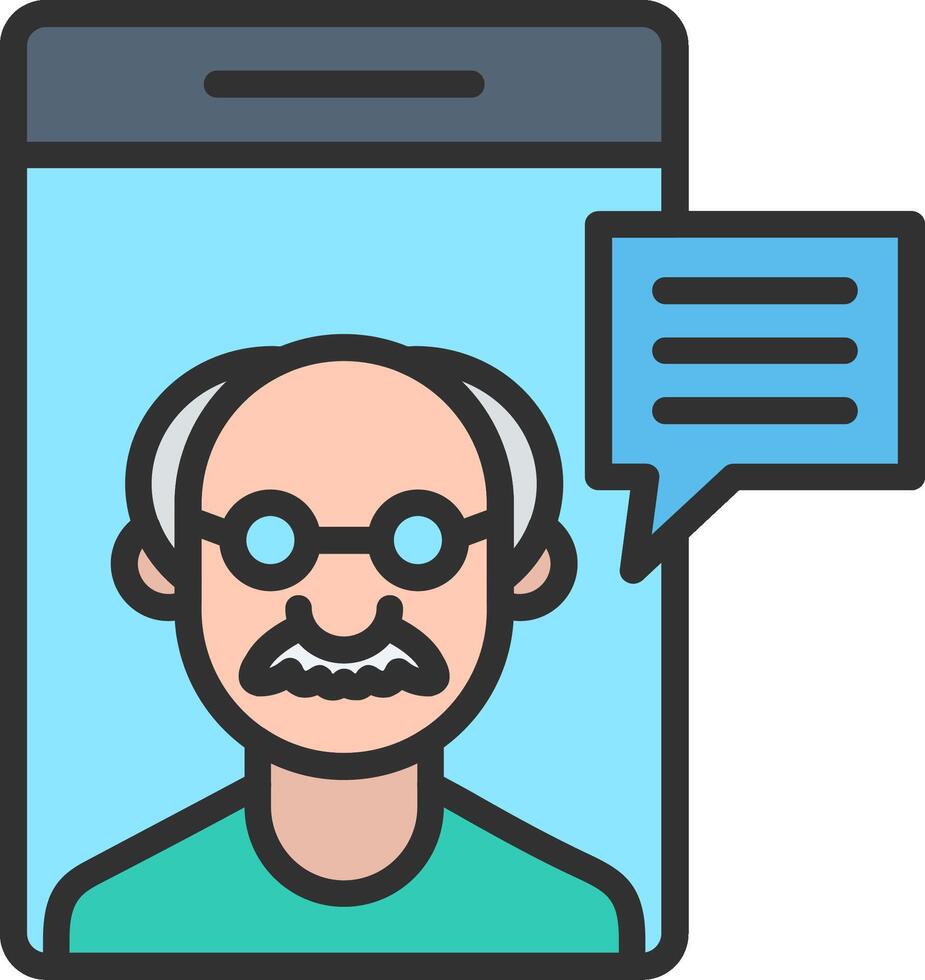 Calling High Detail Shape vector