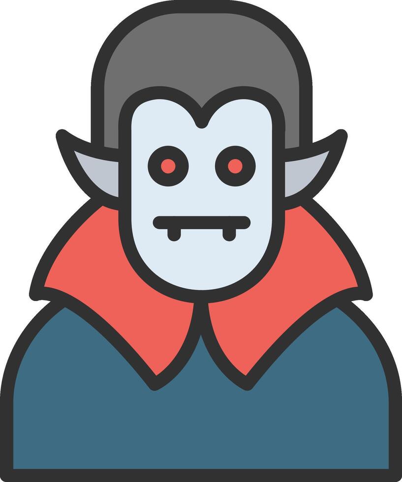 Dracula Pixel Style Badge vector