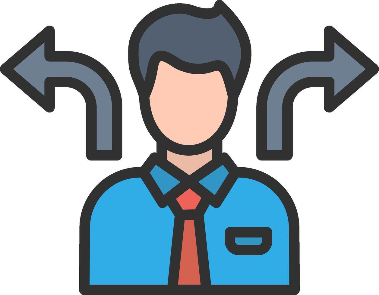Flexibility Flat Design Piece vector