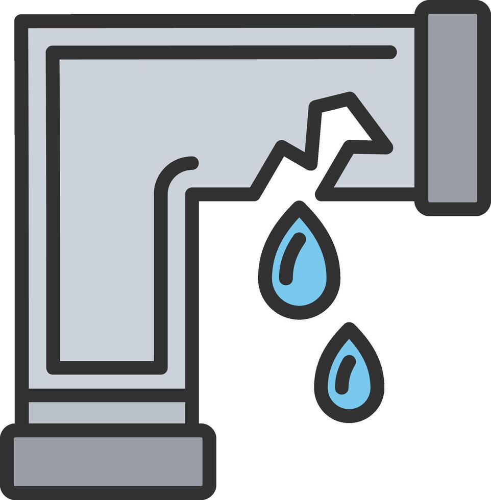 Leaking Color Block Badge vector