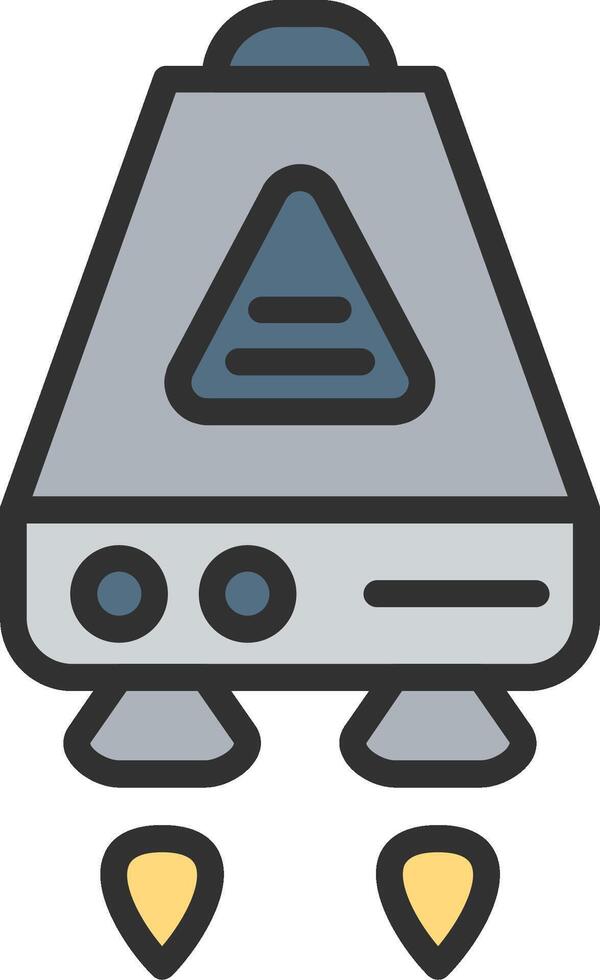 Space Capsule Business App Graphic vector