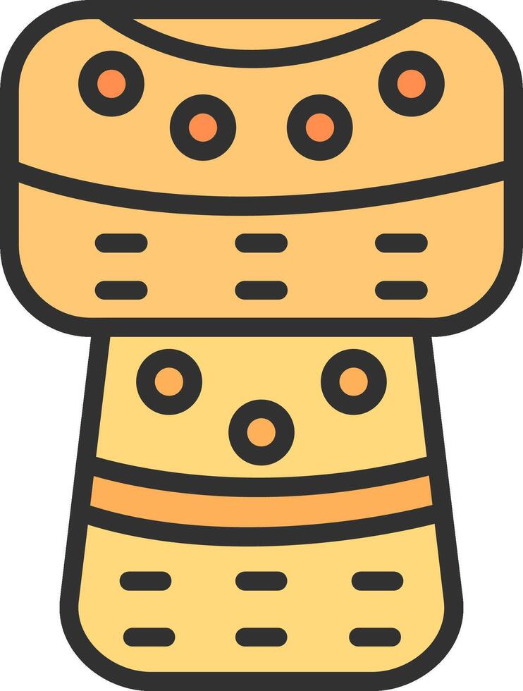 Cork Thin Line Element vector