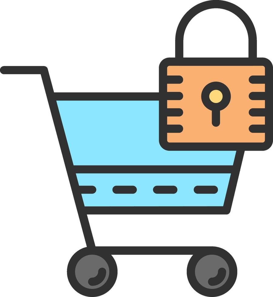 Lockout 3D Rendered Symbol vector