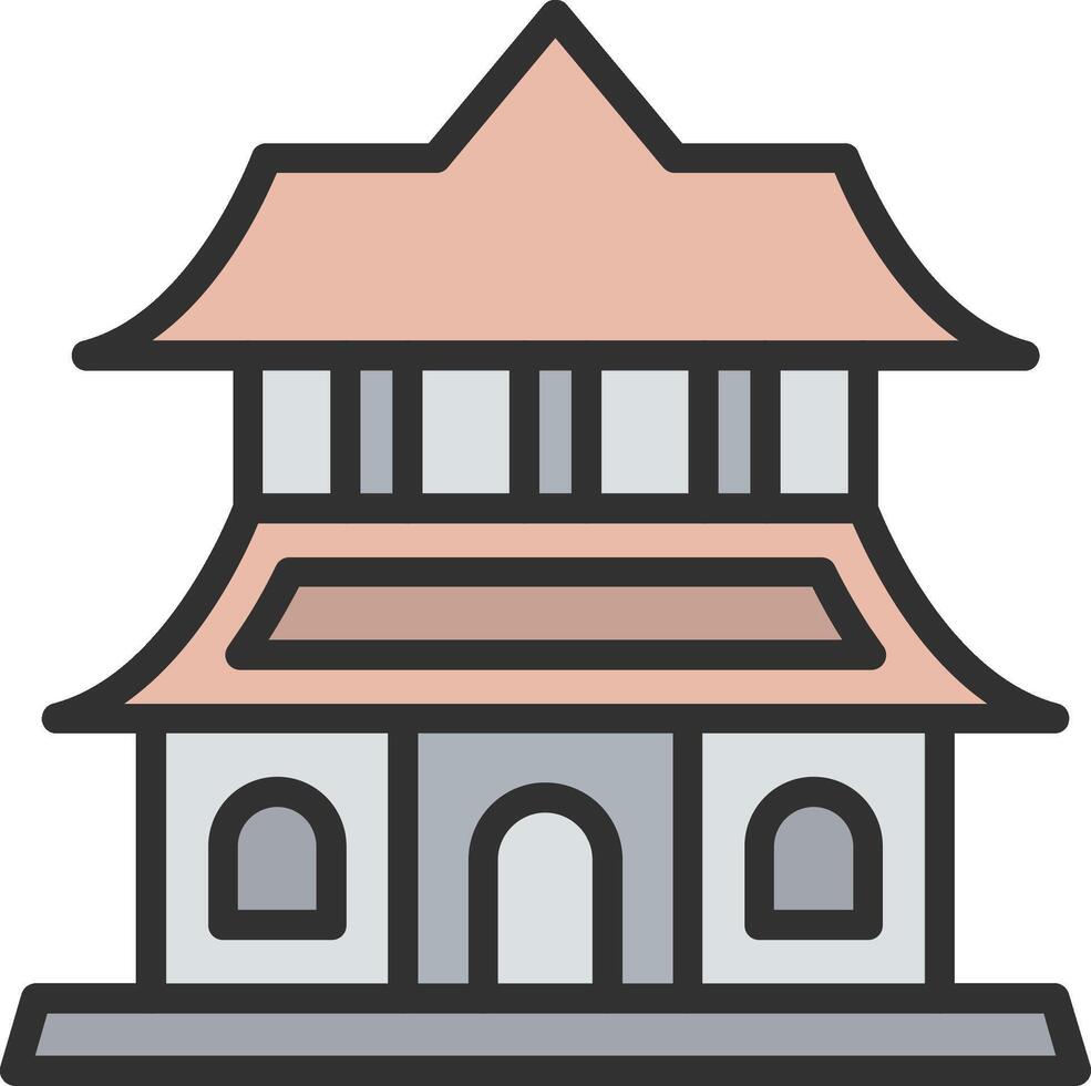 Temple Clean UI Concept vector