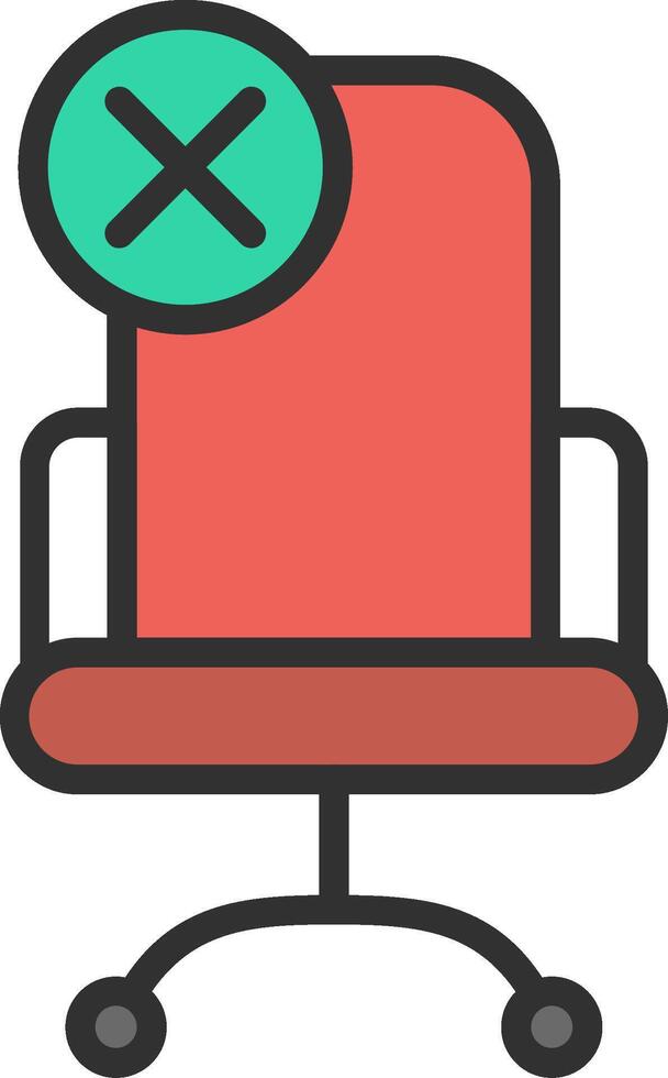Chair Monotone Sketch Design vector