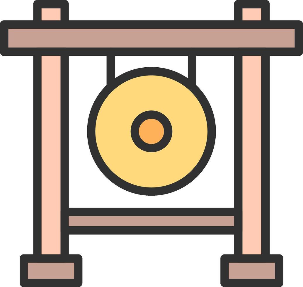 Gong Mobile App Illustration vector