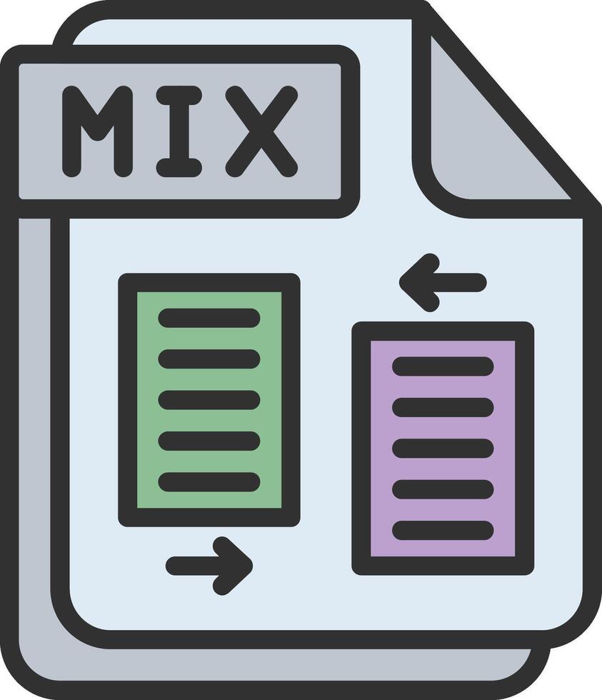 MIX Interactive UI Design vector
