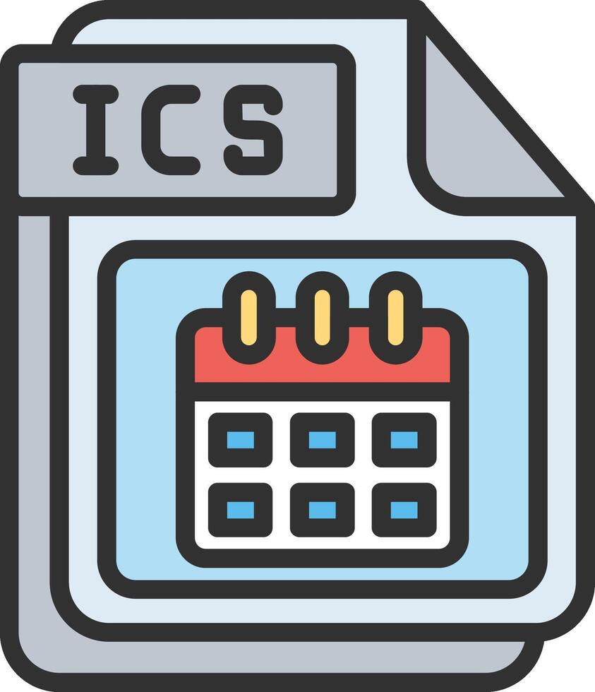 ICS Thin Line Element vector