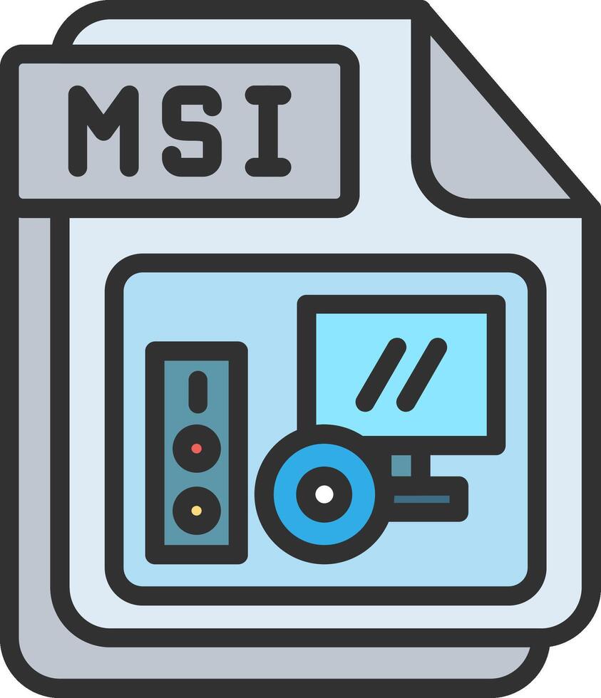 MSI Handcrafted UI Symbol vector