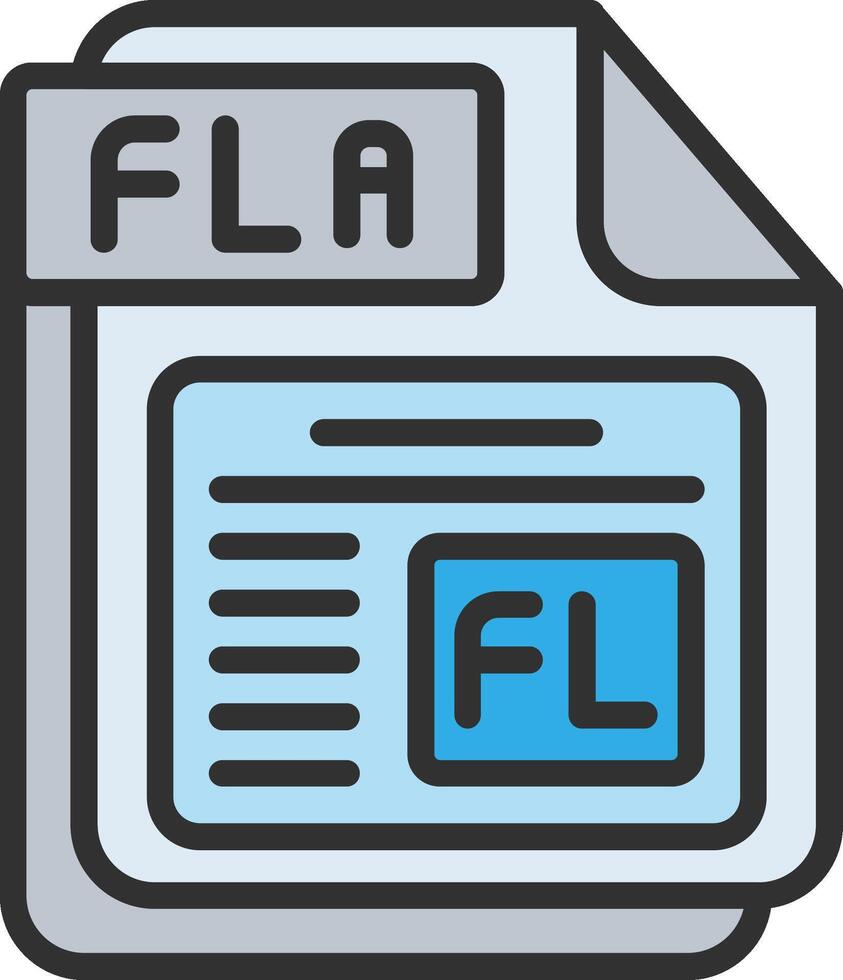 FLA App-Based UI Graphic vector