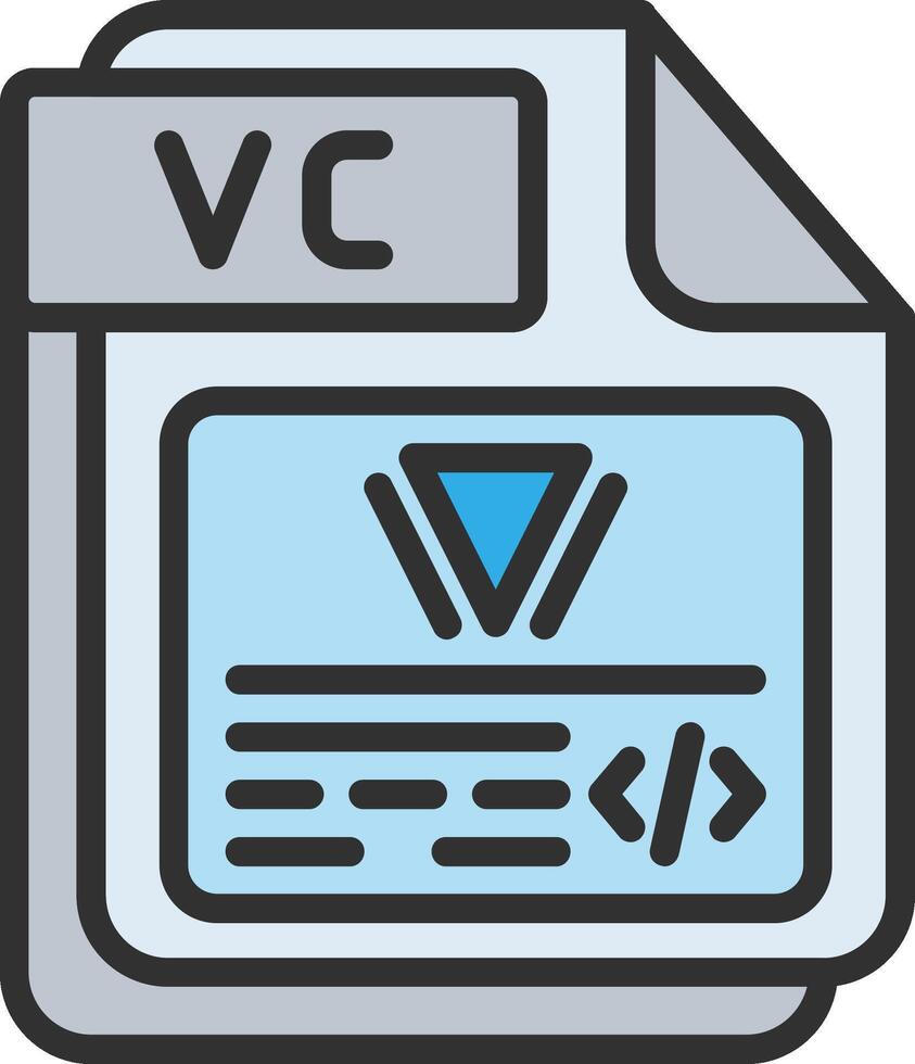 VC Soft Outline Graphic vector