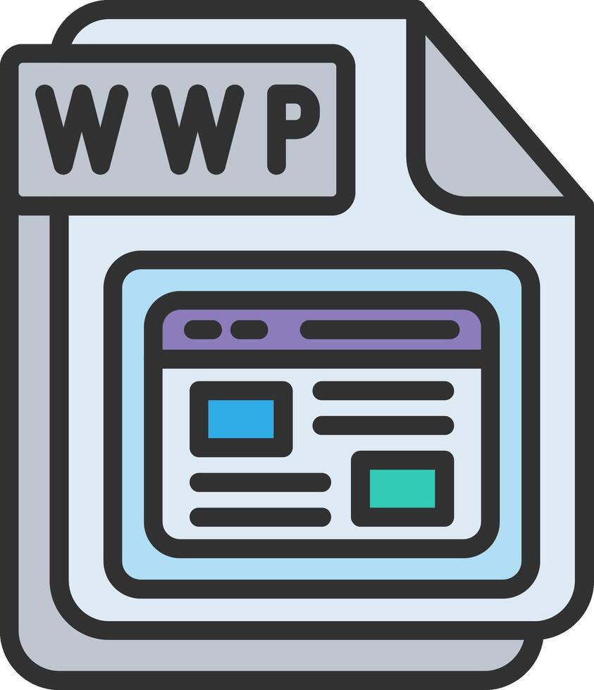 WWP Elegant Flat Illustration vector