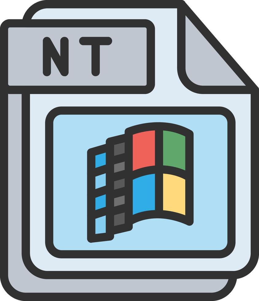 NT Gradient Color Form vector
