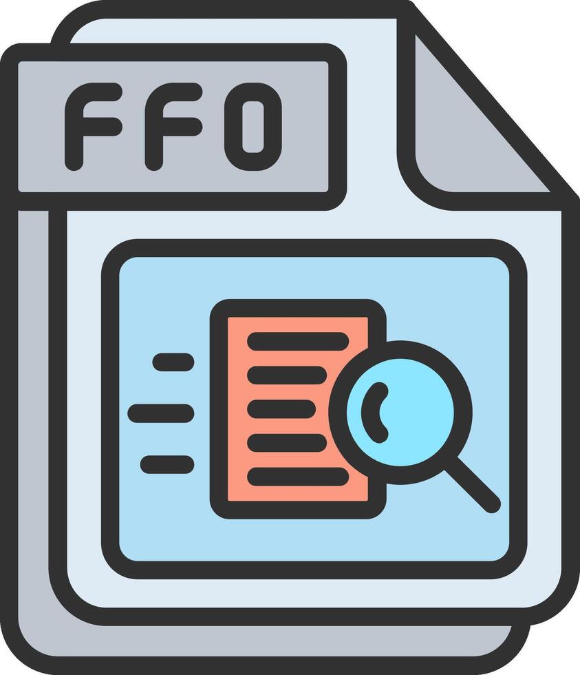 FFO App-Based UI Graphic vector