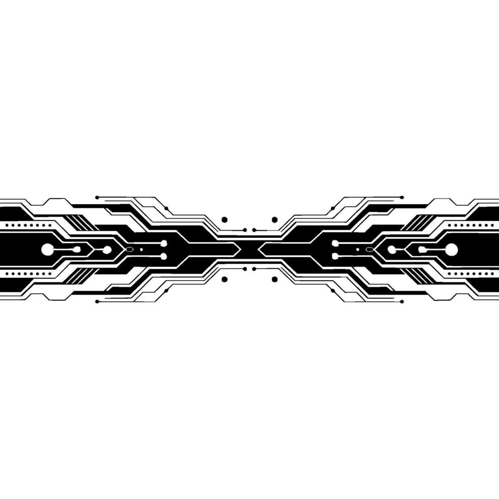 Abstract Circuit Board Illustration Tech Background, Digital. vector