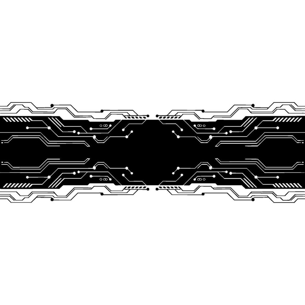 Futuristic Tech Circuit Board Background Minimalist. vector