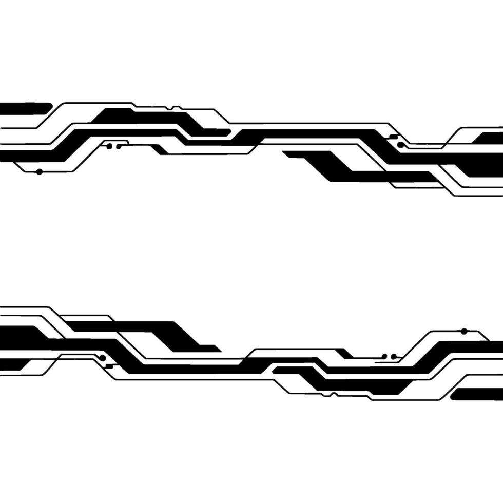 Abstract Circuit Board Tech Background with Space for Text. vector