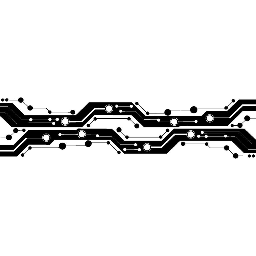 Abstract Circuit Board on a Neutral Background. vector