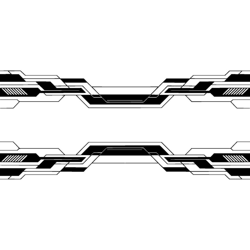 Tech Abstract Background Futuristic Lines, Minimalist on White. vector