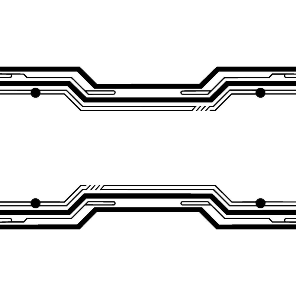 Abstract Circuit Board on Light Gray Background. vector